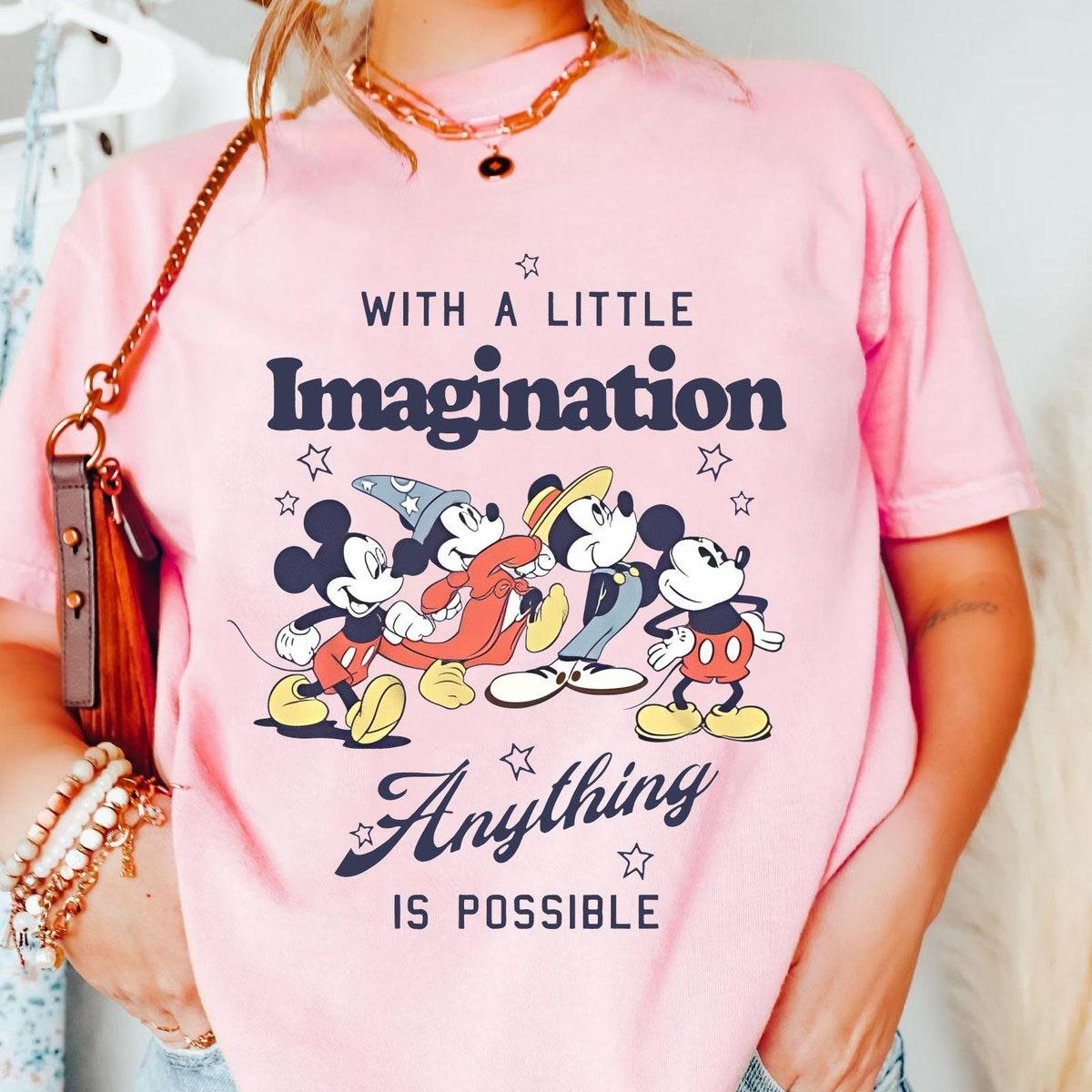 Sorcerer Mickey With A Little Imagination Anything Is Possible Shirt 2