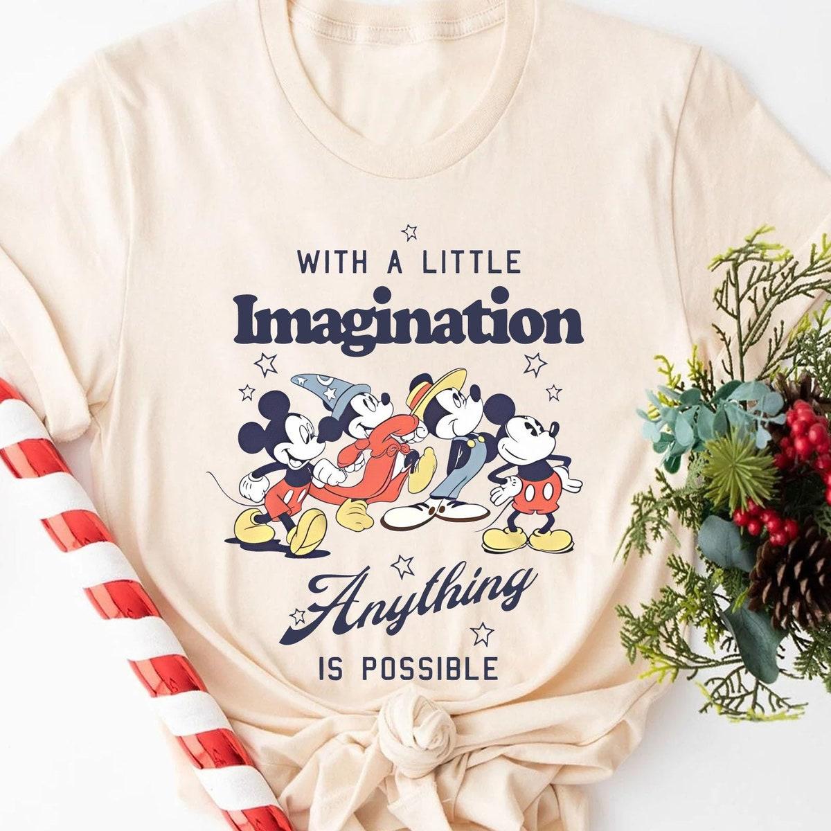 Sorcerer Mickey With A Little Imagination Anything Is Possible Shirt 3