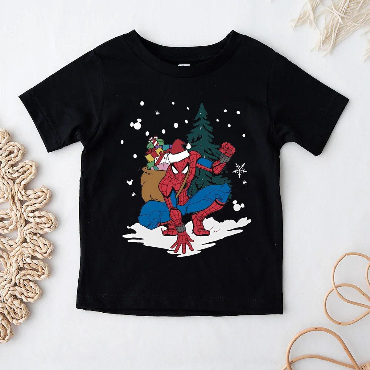 Spiderman Christmas Marvel Avengers Christmas Shirt 1