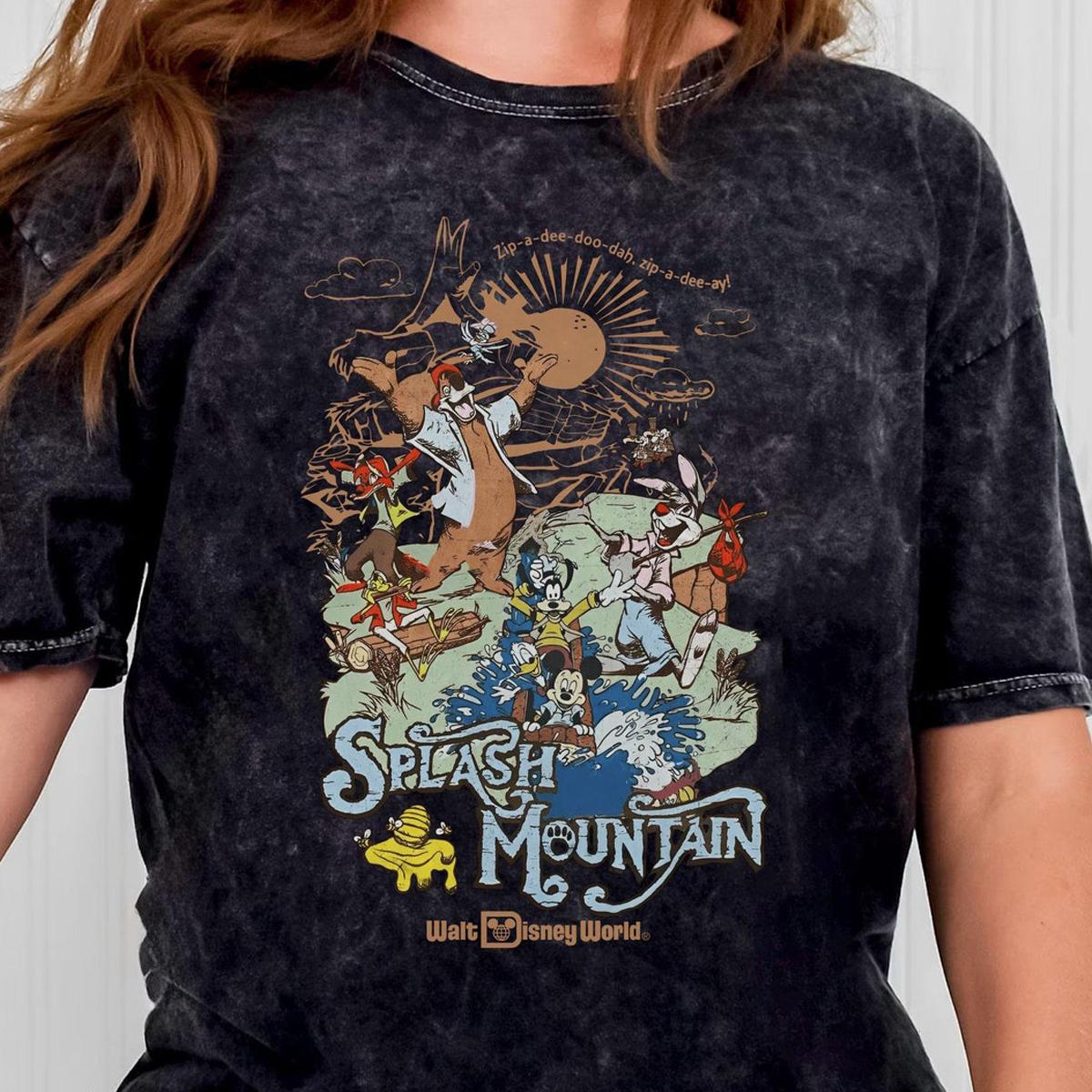 Splash Mountain Mickey Friends Zip a dee doo Shirt 2