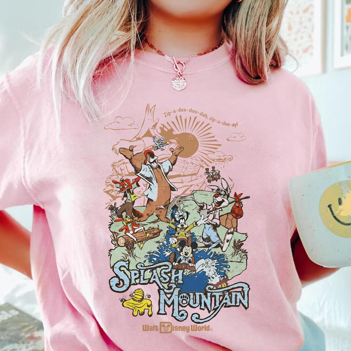 Splash Mountain Mickey Friends Zip a dee doo Shirt 3