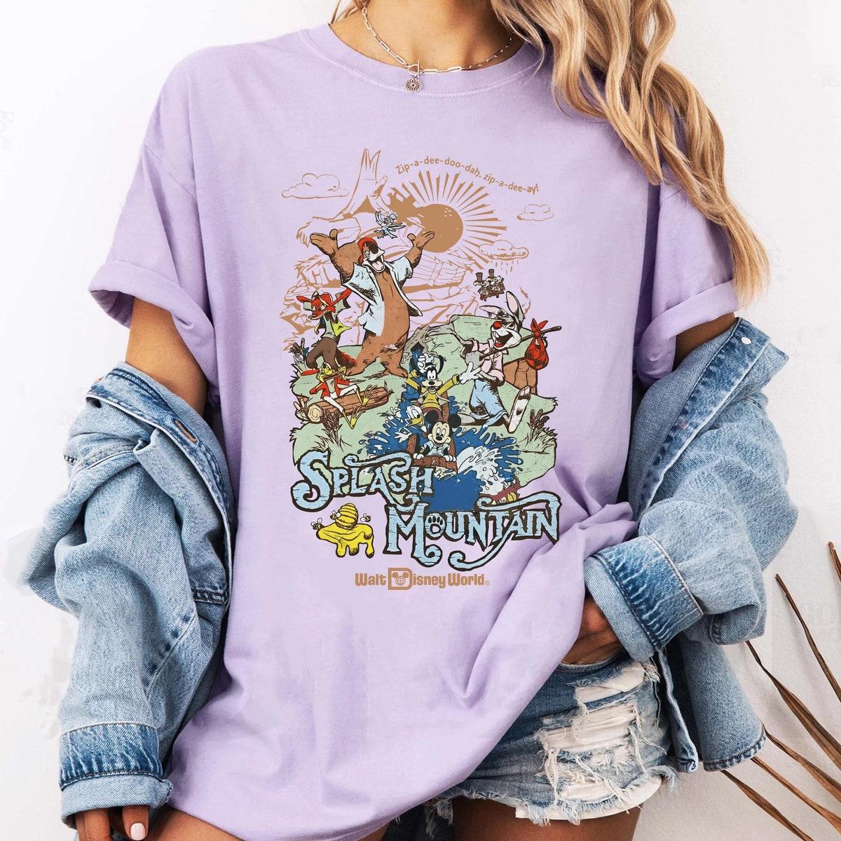 Splash Mountain Mickey Friends Zip a dee doo Shirt 5