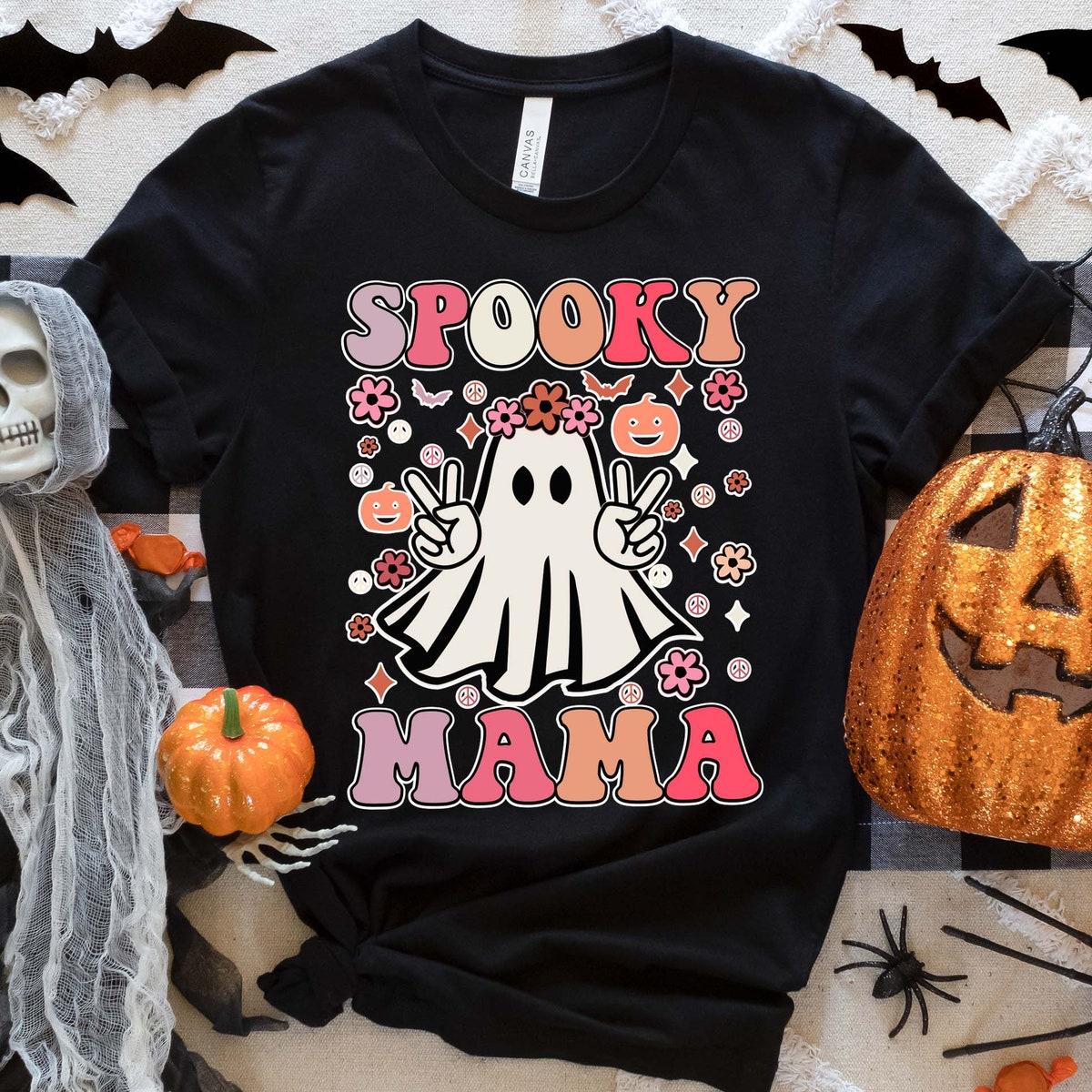 Spooky Mama Birthday Ghoul Halloween Shirt 3