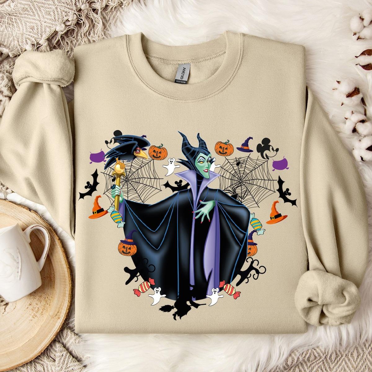 Spooky Season Maleficent Ursula Cruella De Vil The Evil Queen Shirt 5