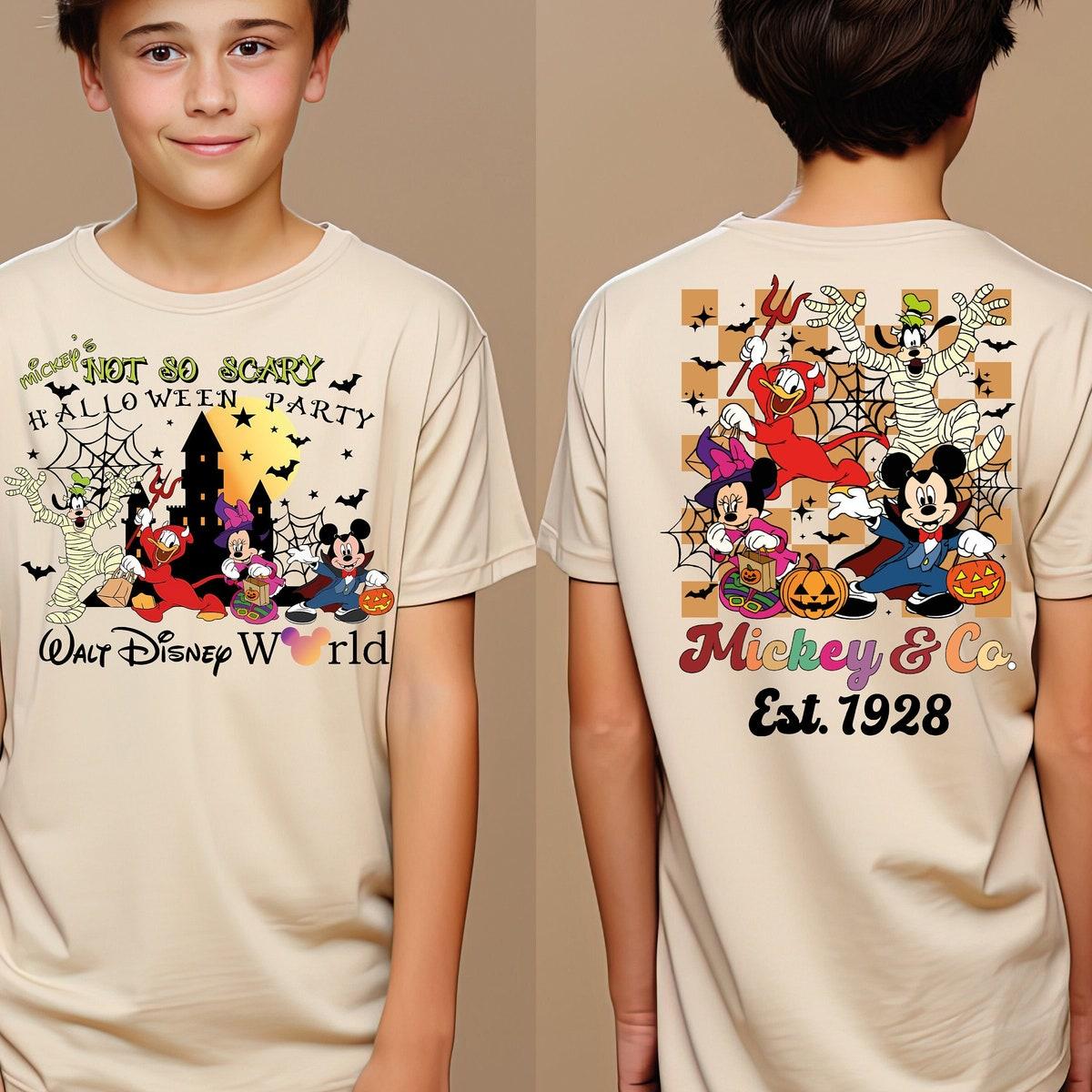 Spooky Season Mickey's Not So Scary Halloween Party Shirt 4