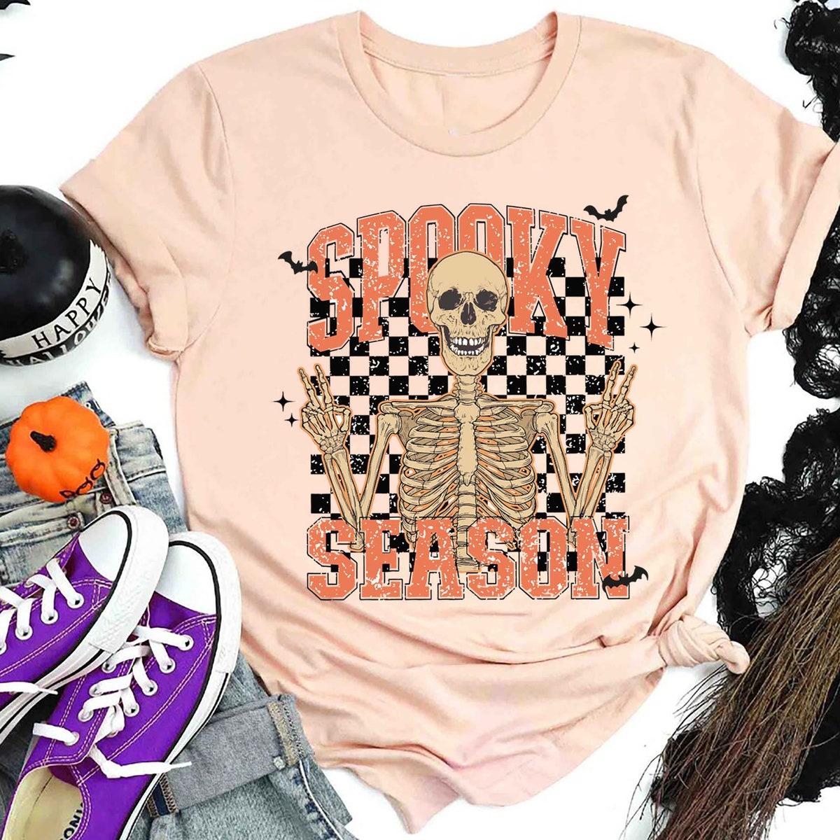 Spooky Season Skeleton Halloween Shirt 2