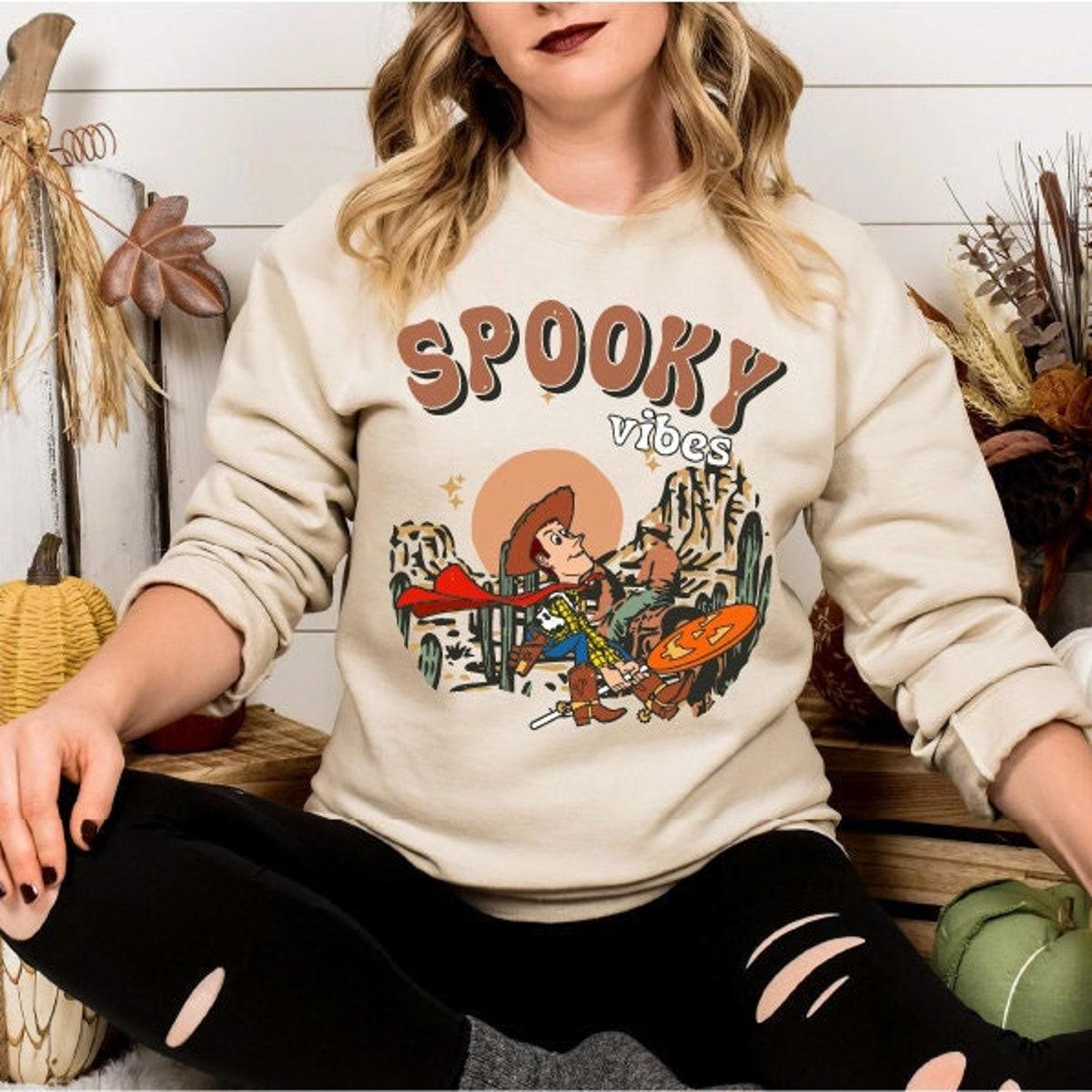 Spooky Vibes Toy Story Woody Spooky Season Halloween Shirt 1