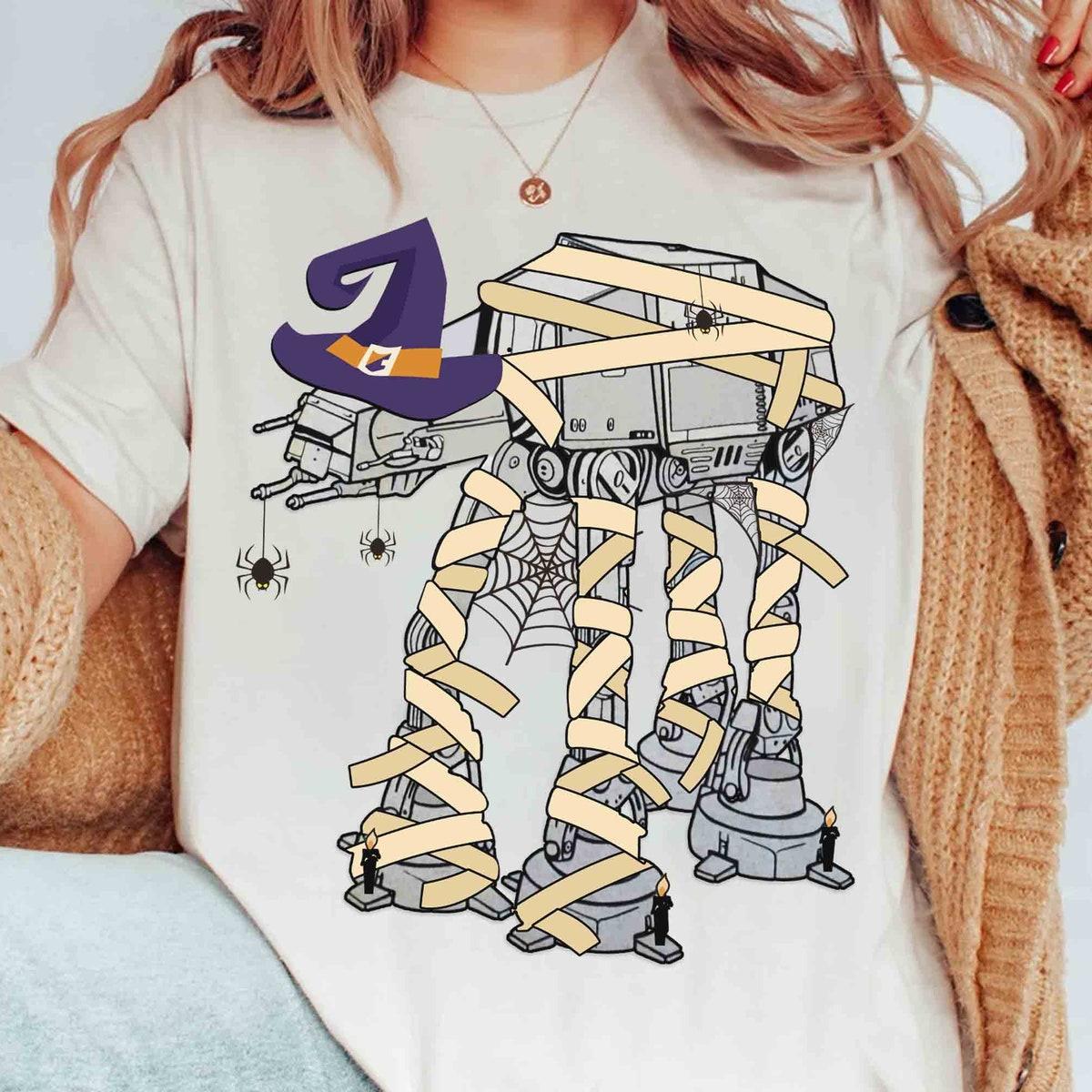 Star Wars At at Walker Mummy Witch Halloween Costume Shirt 1