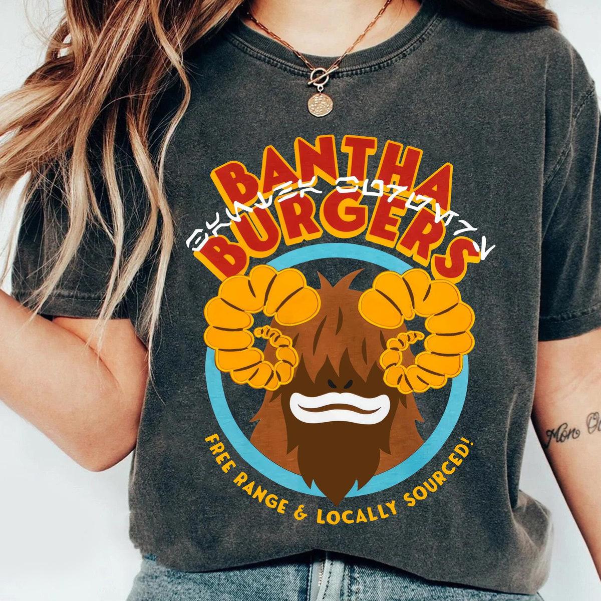 Star Wars Bantha Burgers 2 Sided Disney Hollywood Studios Shirt 3