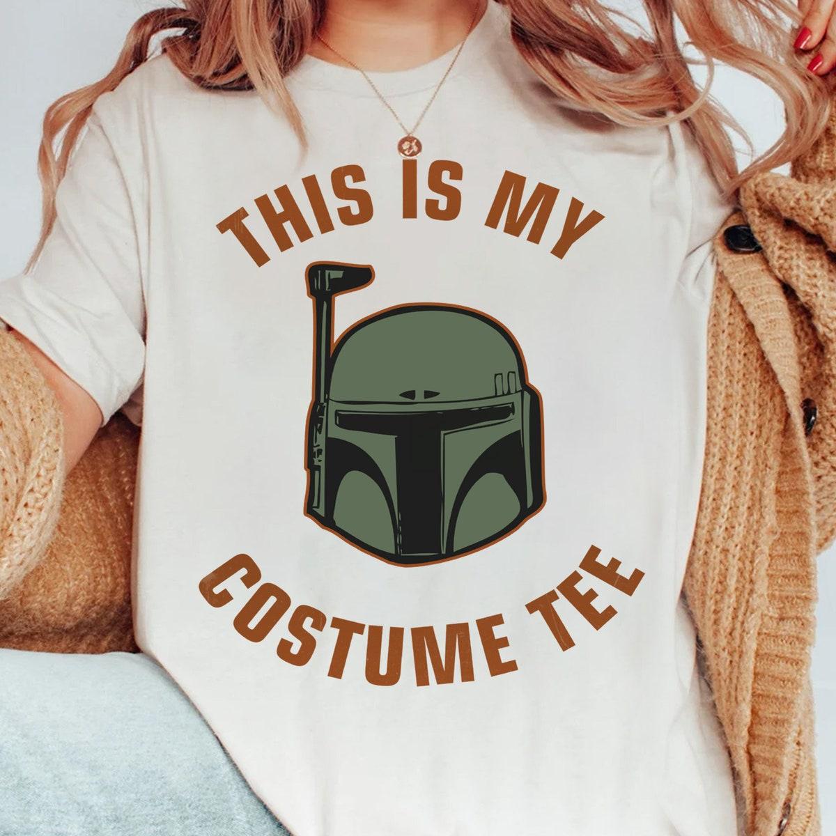 Star Wars Boba Fett Helmet Costume Halloween Shirt 1