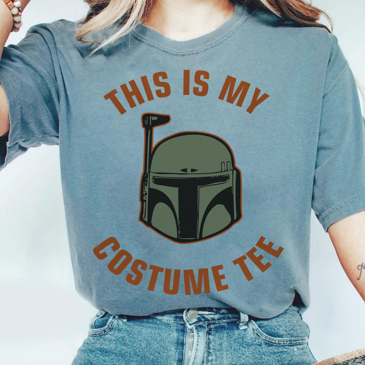 Star Wars Boba Fett Helmet Costume Halloween Shirt 2