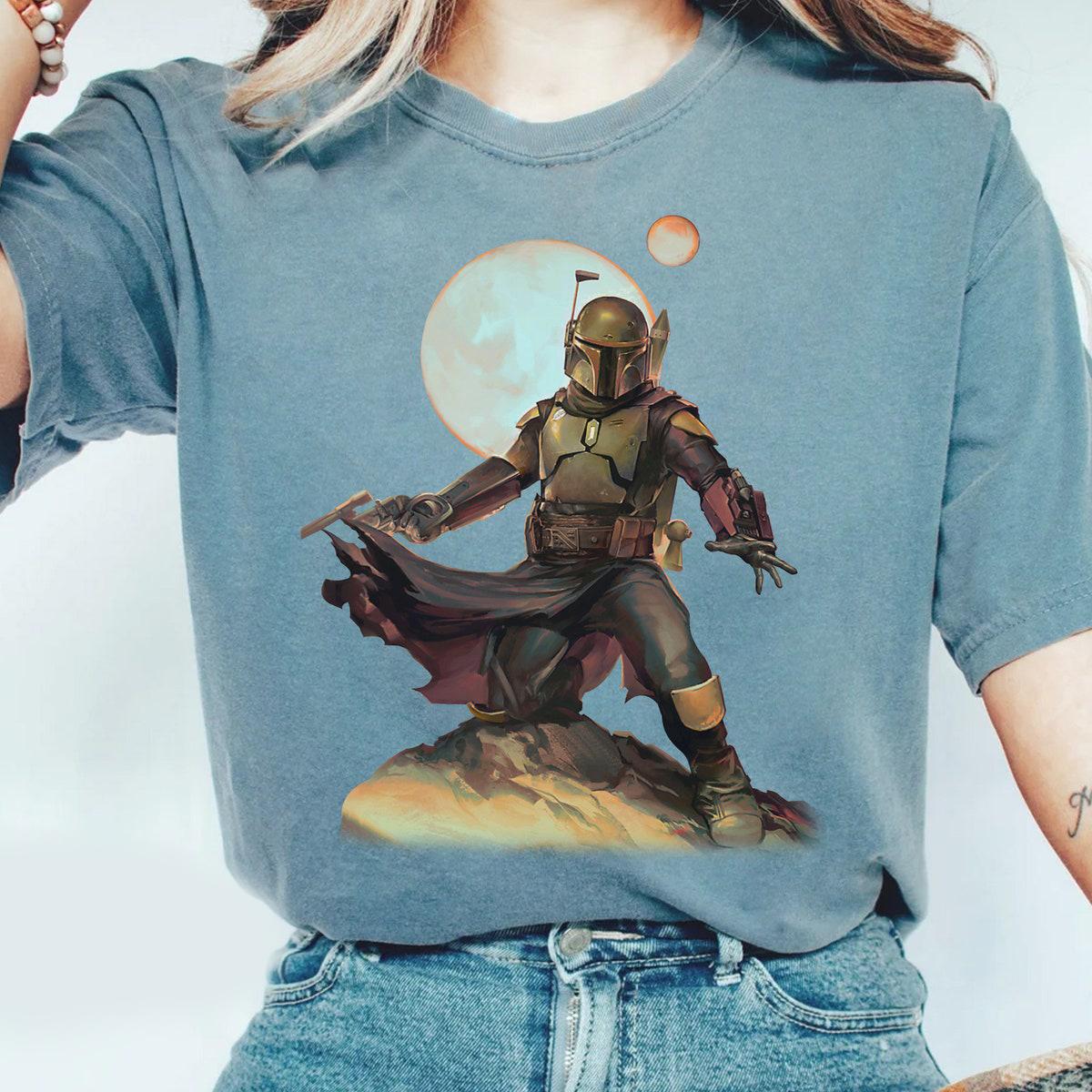 Star Wars Boba Fett Moon Portrait Shirt 3