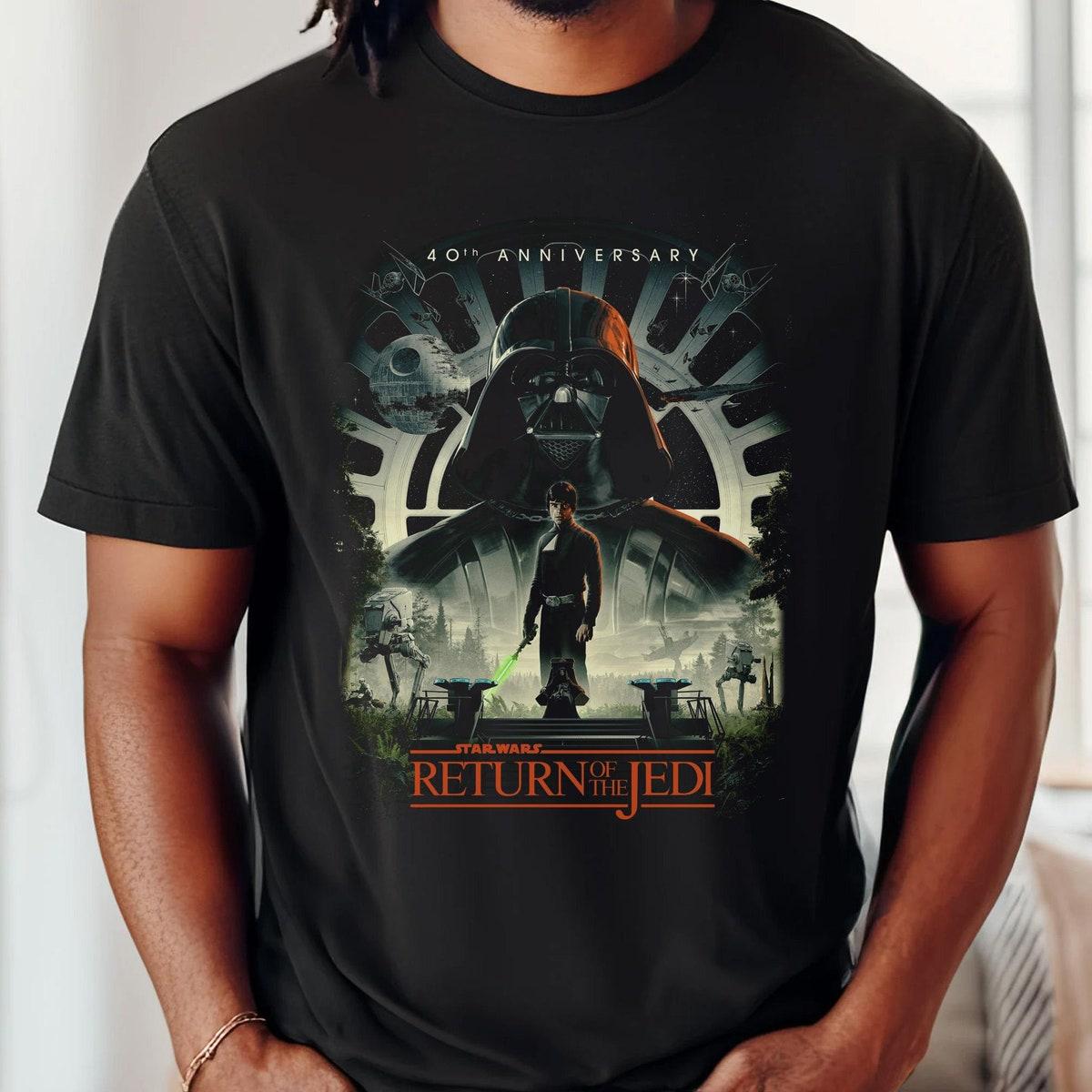 Star Wars Celebration Return Of The Jedi 40th Anniversary Poster Shirt 1