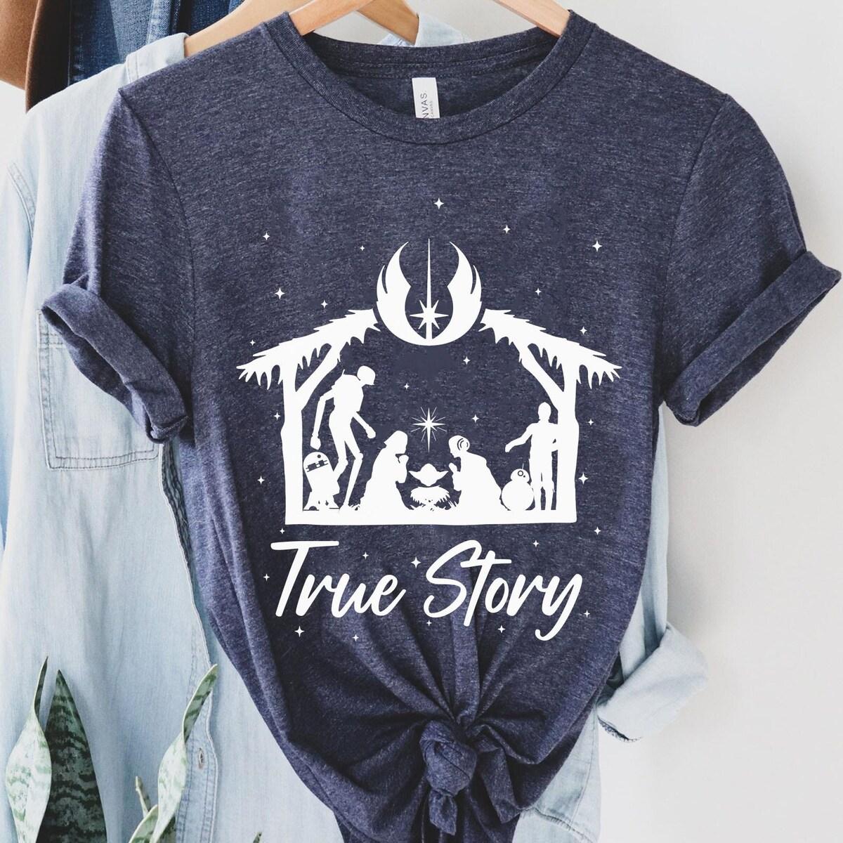 Star Wars Character Nativity Christmas Shirt 3