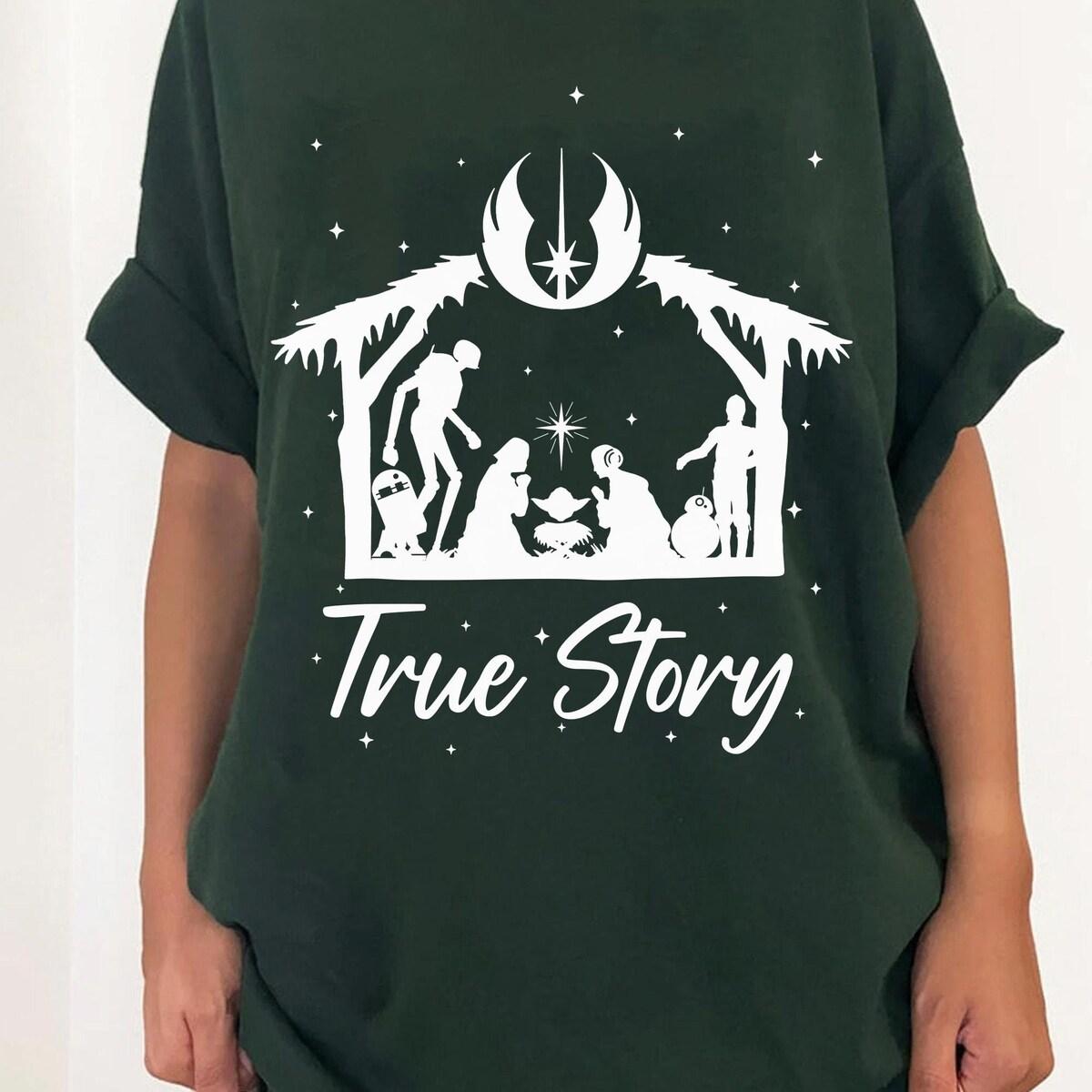 Star Wars Character Nativity Christmas Shirt 4