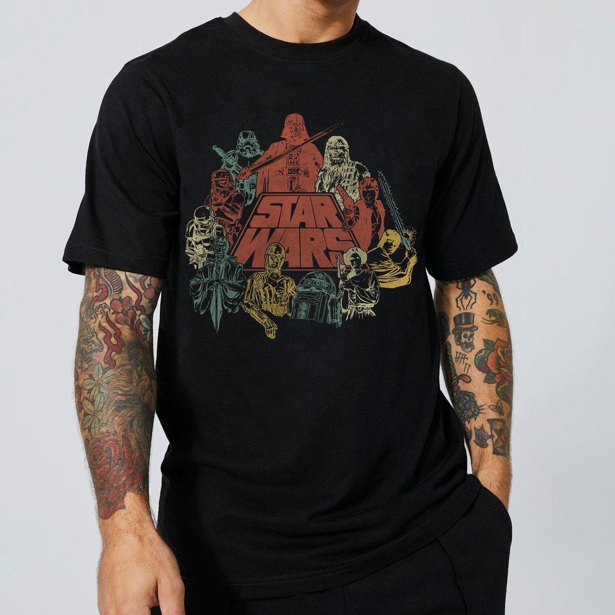 Star Wars Character Vintage Graphic Shirt 2