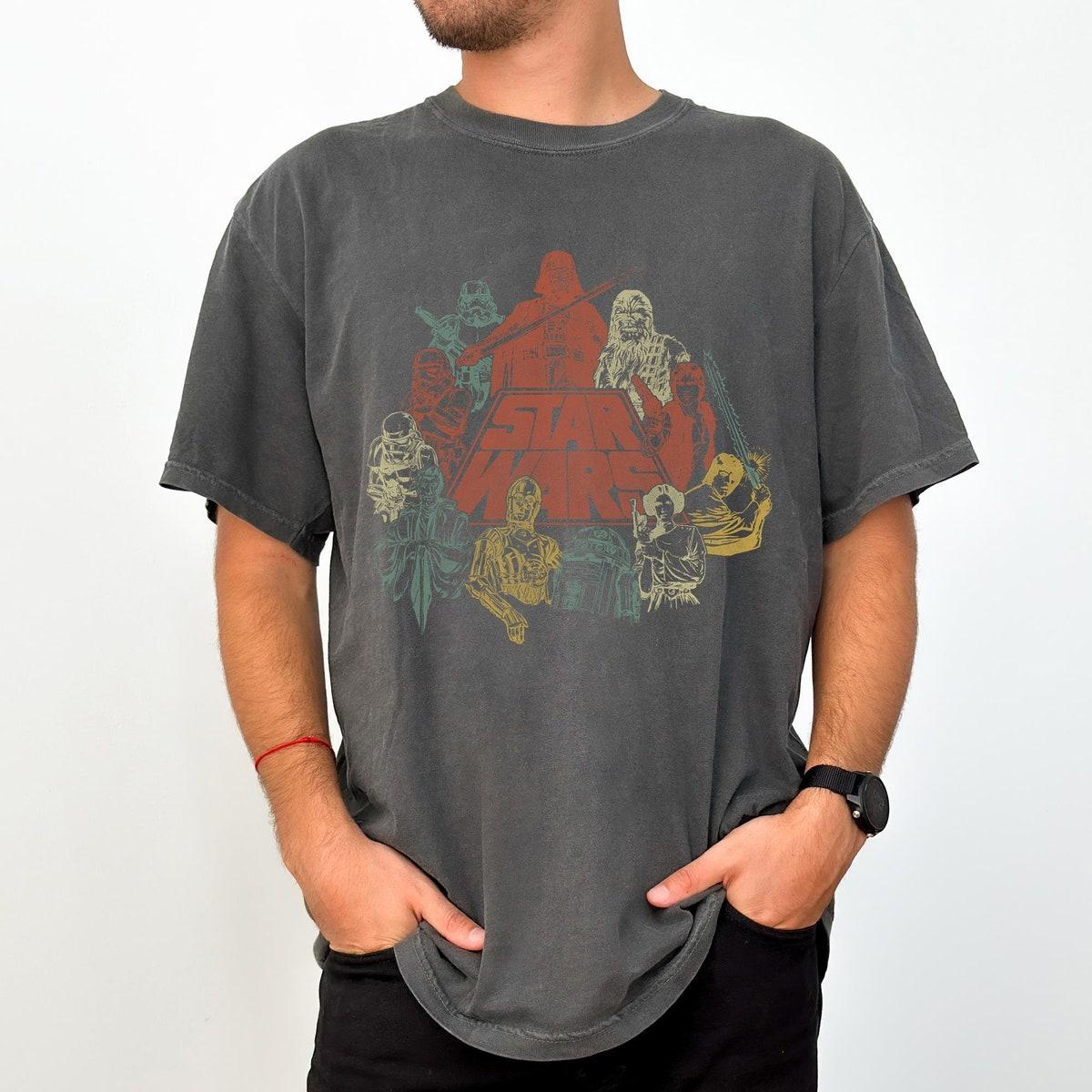 Star Wars Character Vintage Graphic Shirt 3