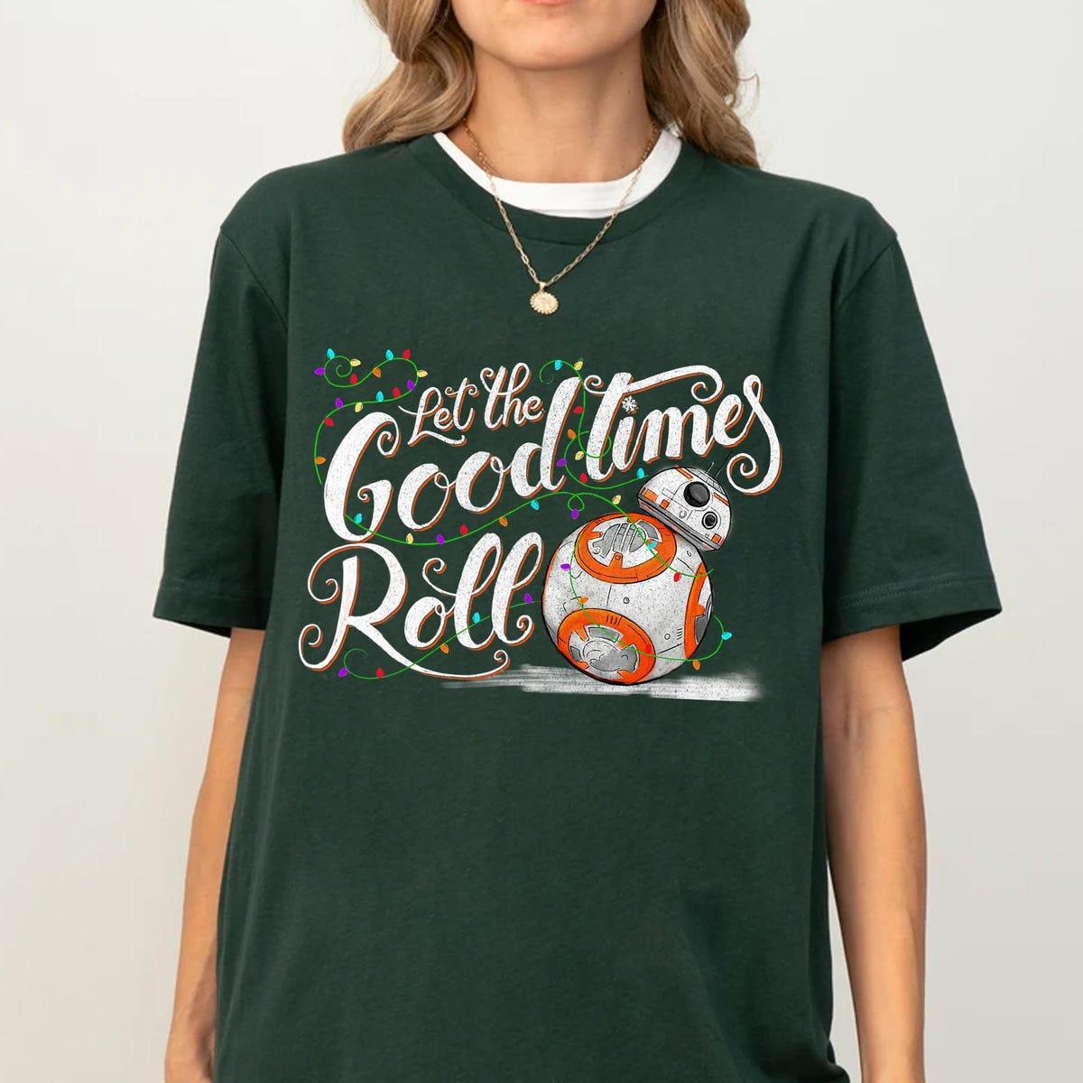 Star Wars Christmas Bb 8 Let The Good Times Roll Shirt 3