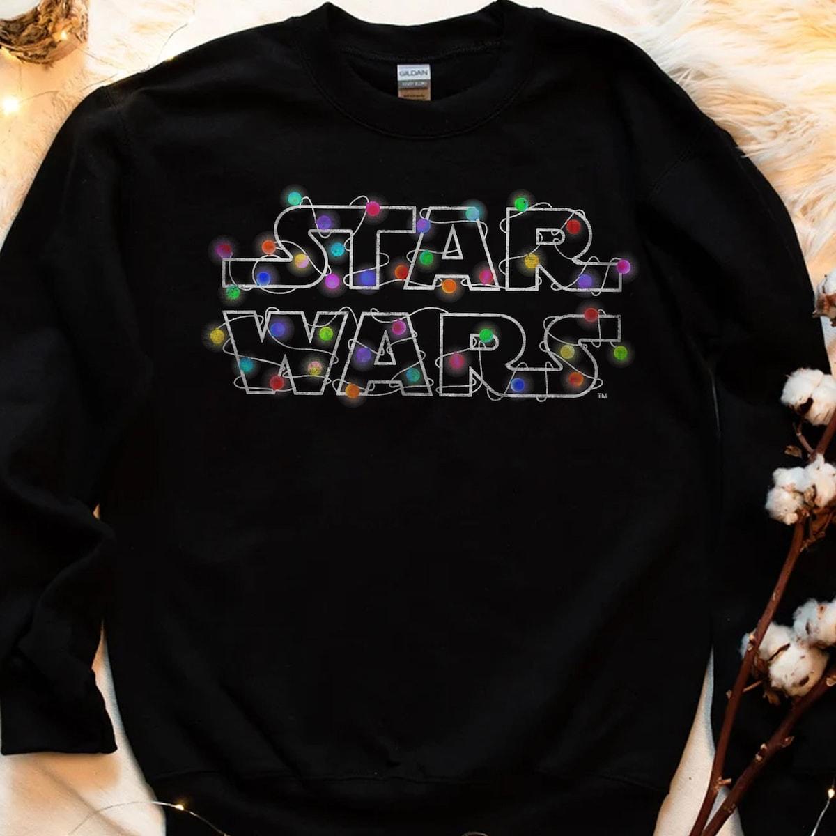 Star Wars Christmas Lights Logo Xmas Party Shirt 2