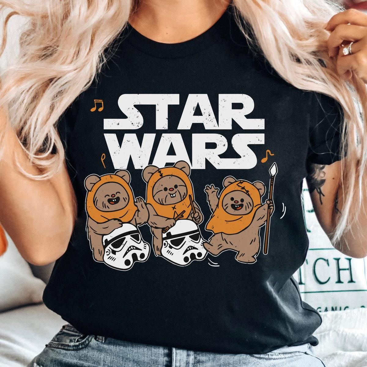 Star Wars Ewoks Dancing Ewok Stormtrooper Shirt 1