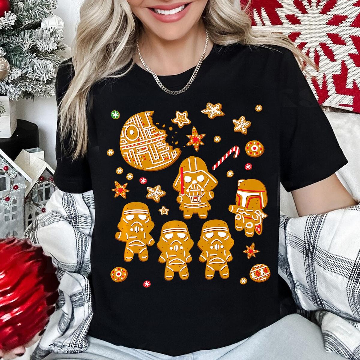 Star Wars Gingerbread Cookies Galactic Empire Holiday Premium Shirt 1