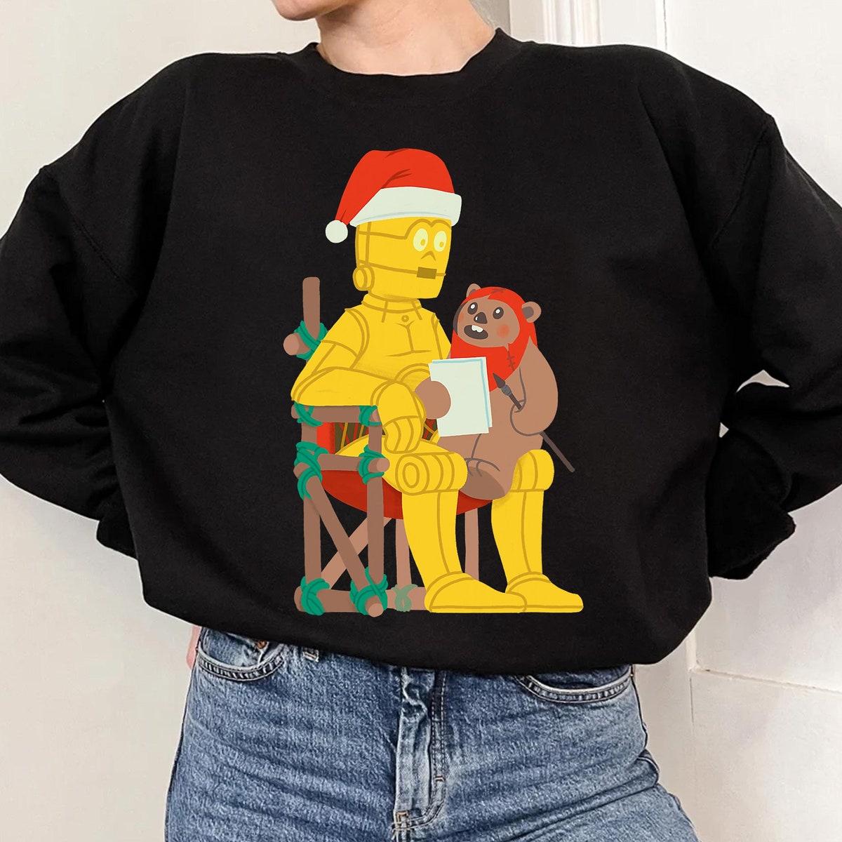 Star Wars Holiday Santa C 3po And Ewok Christmas Shirt 4