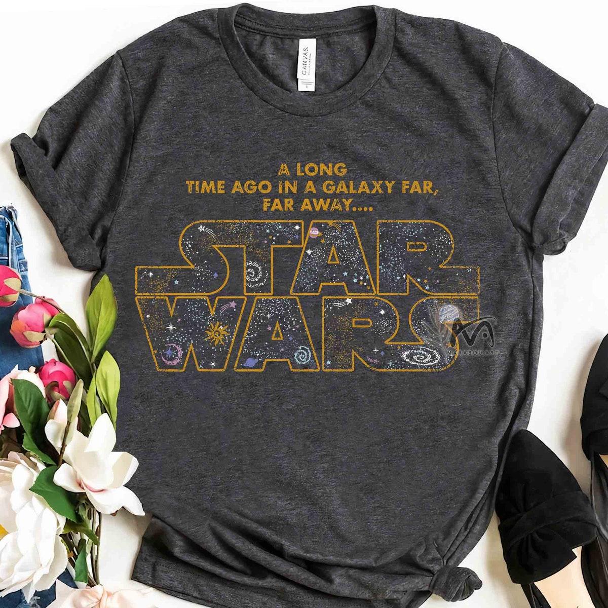 Star Wars In A Galaxy Far Far Away Logo Shirt 1