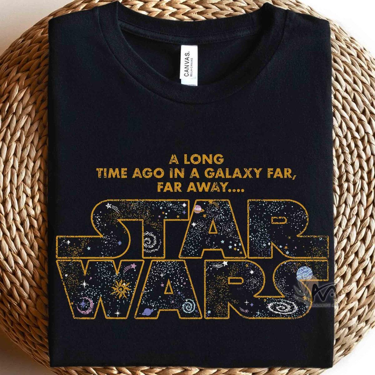 Star Wars In A Galaxy Far Far Away Logo Shirt 2