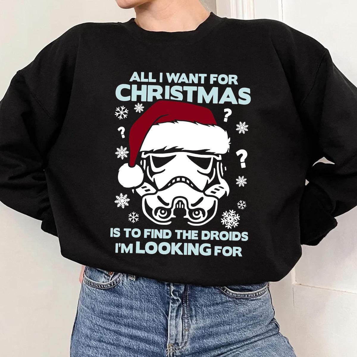 Star Wars Stormtrooper Droid Looking Christmas Shirt 2