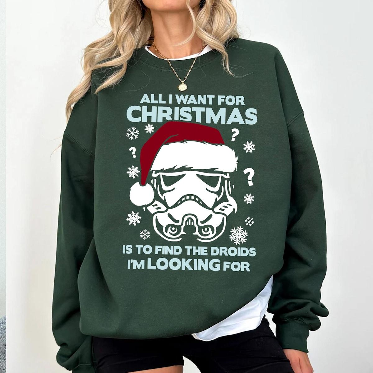 Star Wars Stormtrooper Droid Looking Christmas Shirt 3