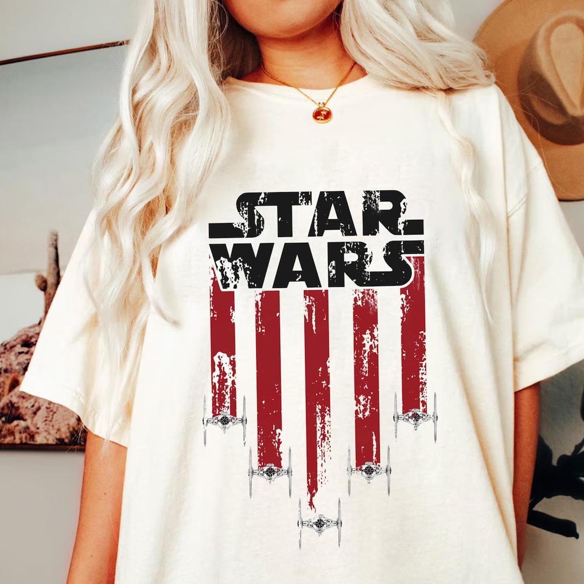 Star Wars Tie Fighter Shirt Star Wars Independence Day 2024 Shirt 1