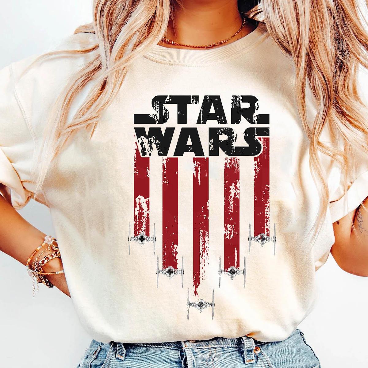 Star Wars Tie Fighter Shirt Star Wars Independence Day 2024 Shirt 2