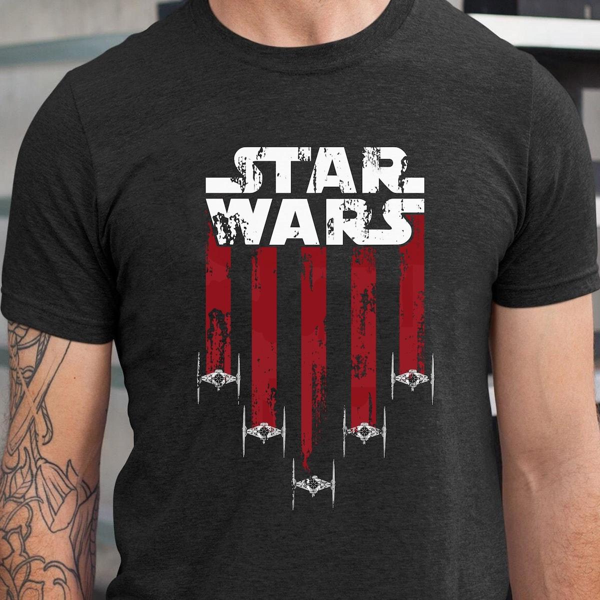 Star Wars Tie Fighter Shirt Star Wars Independence Day 2024 Shirt 3