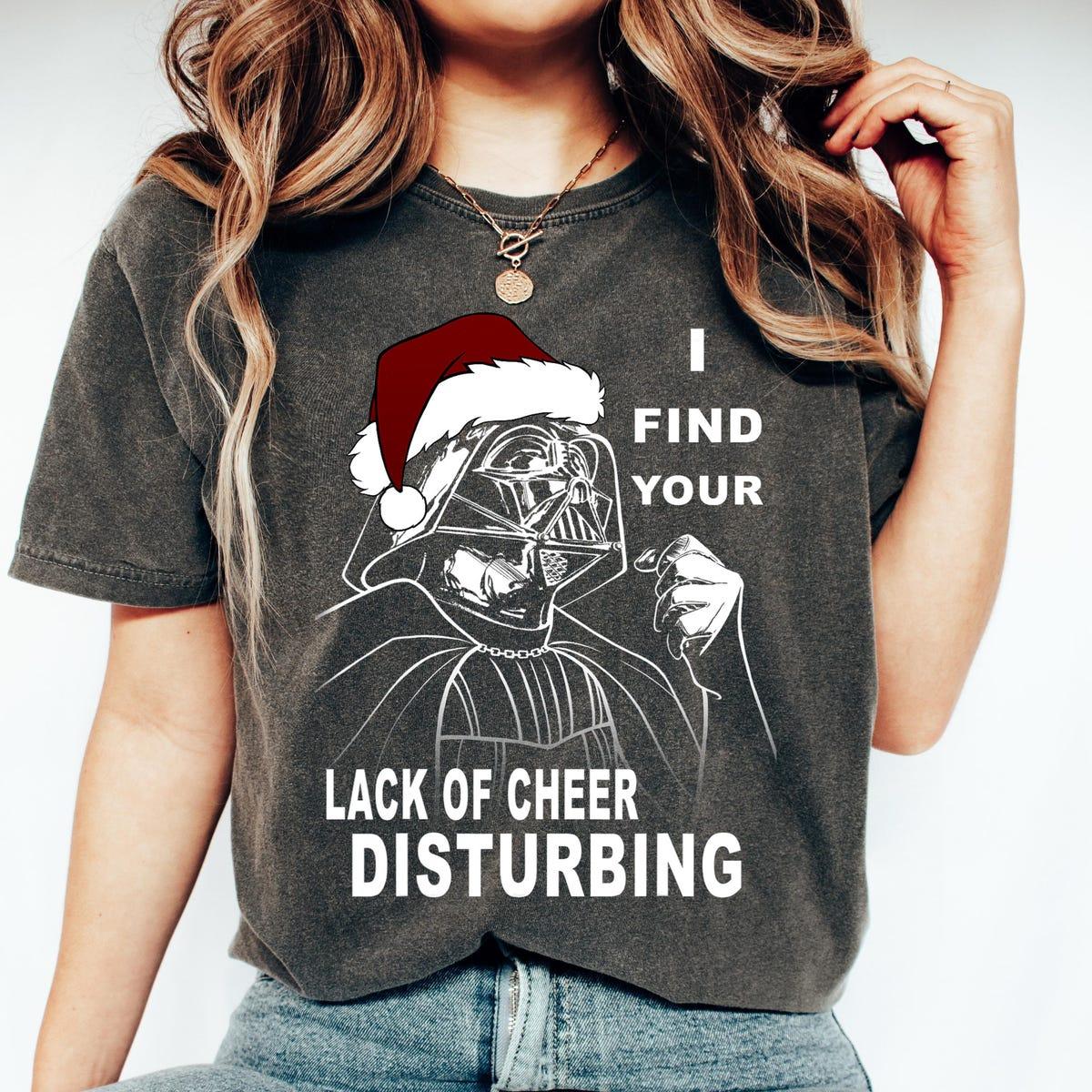 Star Wars Vader Santa Lack Holiday Cheer Christmas Shirt 1