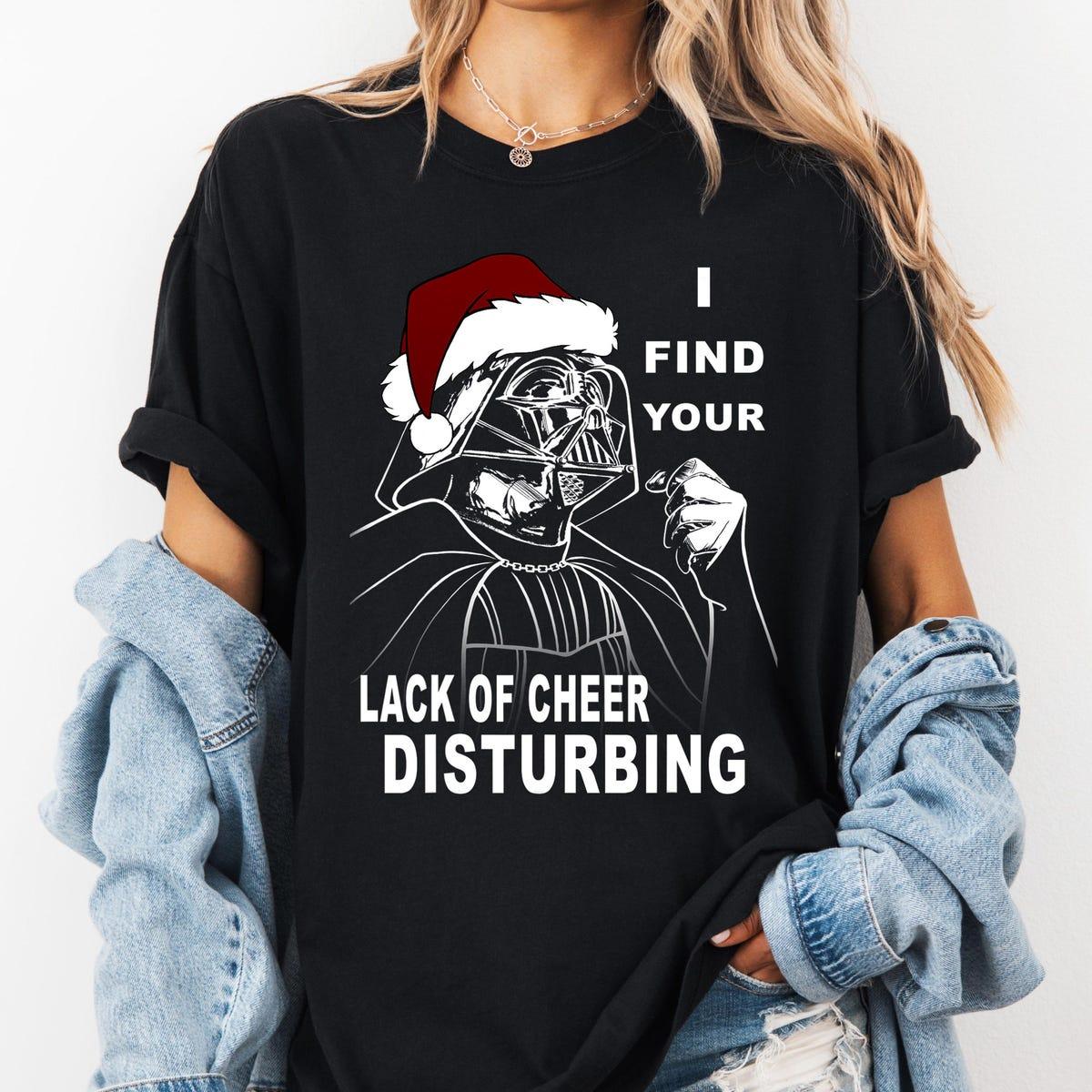 Star Wars Vader Santa Lack Holiday Cheer Christmas Shirt 2