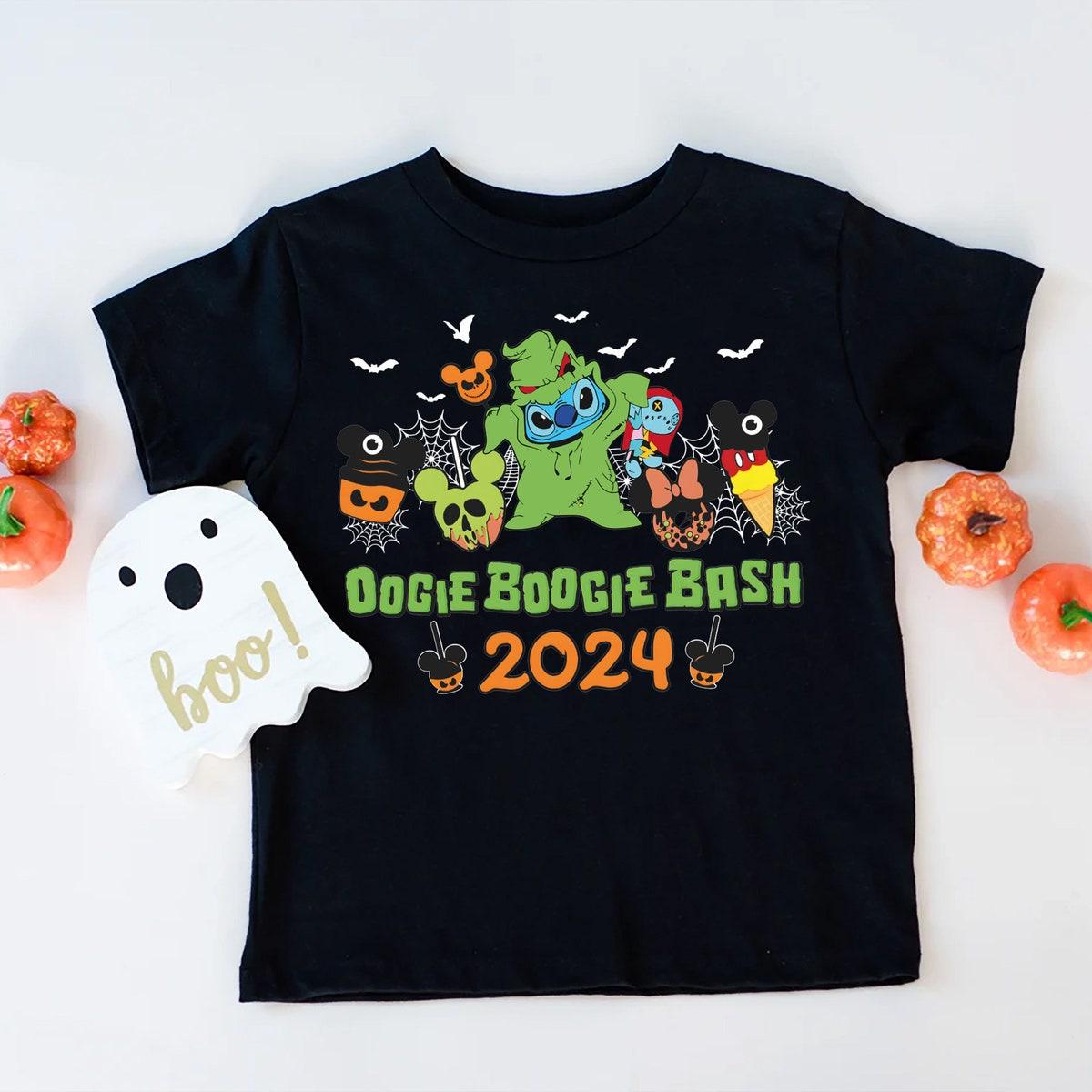 Stitch And Scrump Oogie Boogie Bash 2024 Disney Halloween Party 2024 Shirt 3