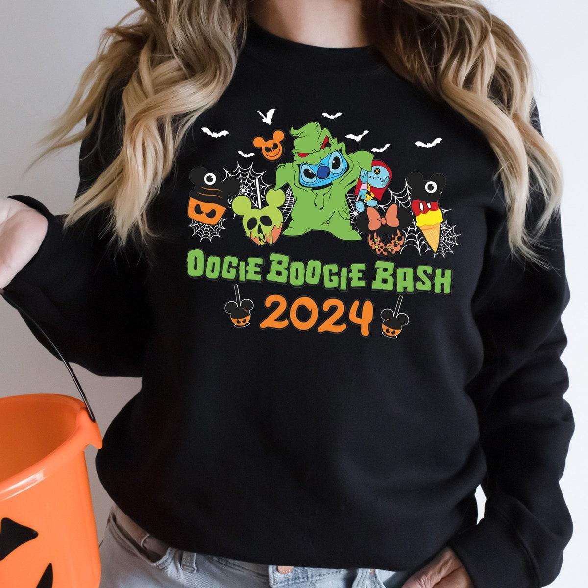 Stitch And Scrump Oogie Boogie Bash 2024 Disney Halloween Party 2024 Shirt 4