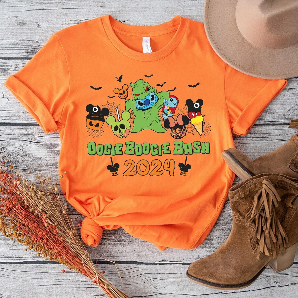 Stitch And Scrump Oogie Boogie Bash 2024 Disney Halloween Party 2024 Shirt 5