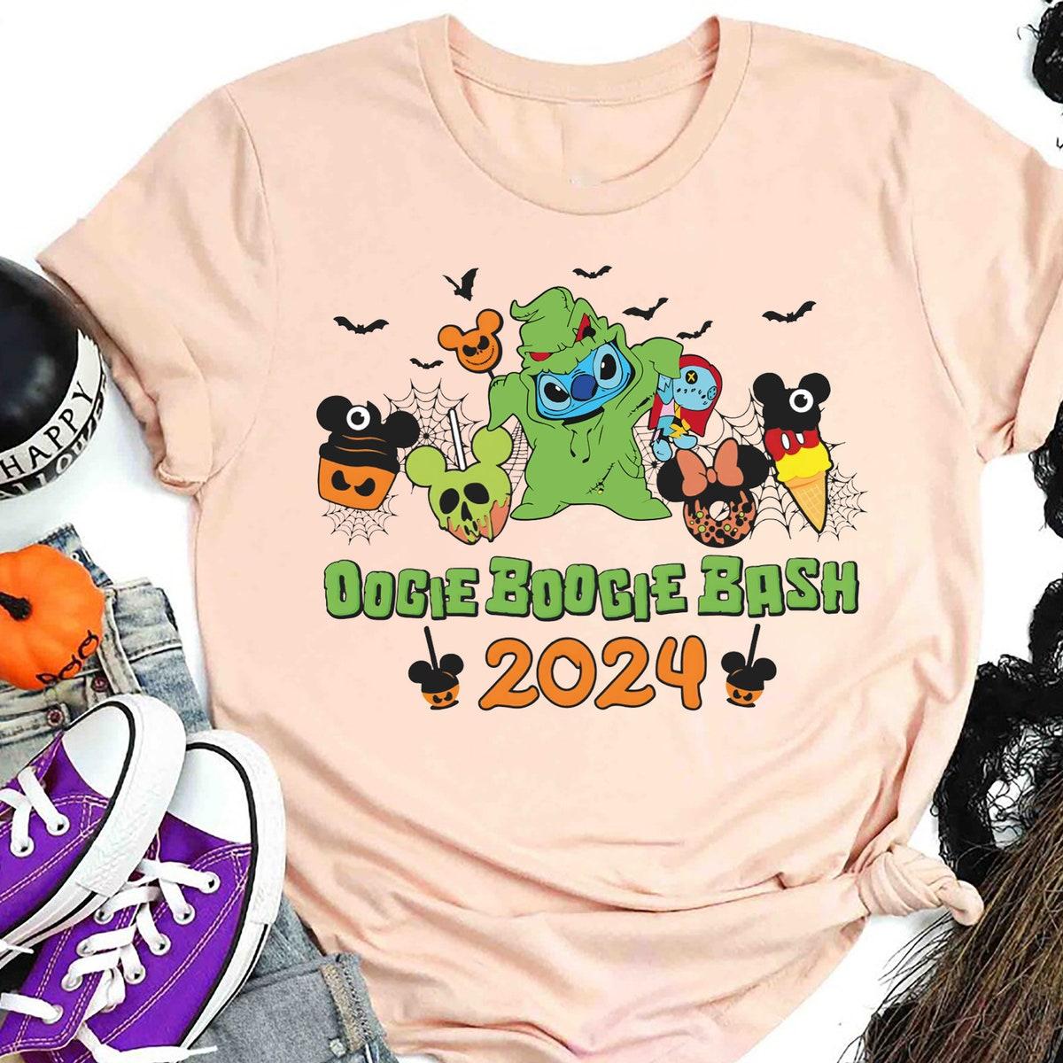 Stitch And Scrump Oogie Boogie Bash 2024 Disney Halloween Party 2024 Shirt 6