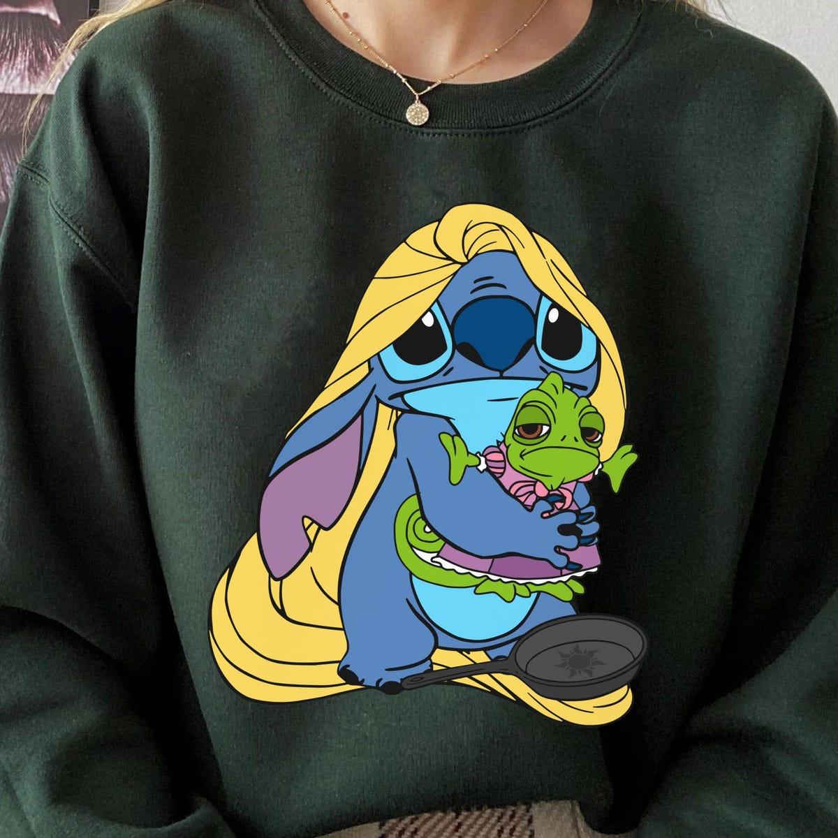 Stitch Costume Rapunzel With Pascal Shirt 5