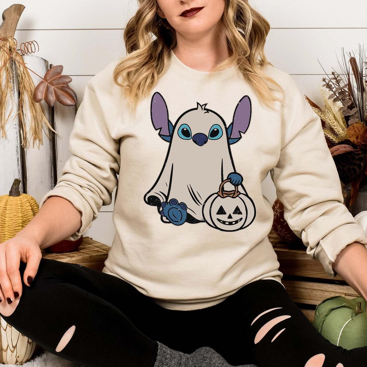 Stitch Halloween Stitch Ghost Halloween Vibe Shirt 2