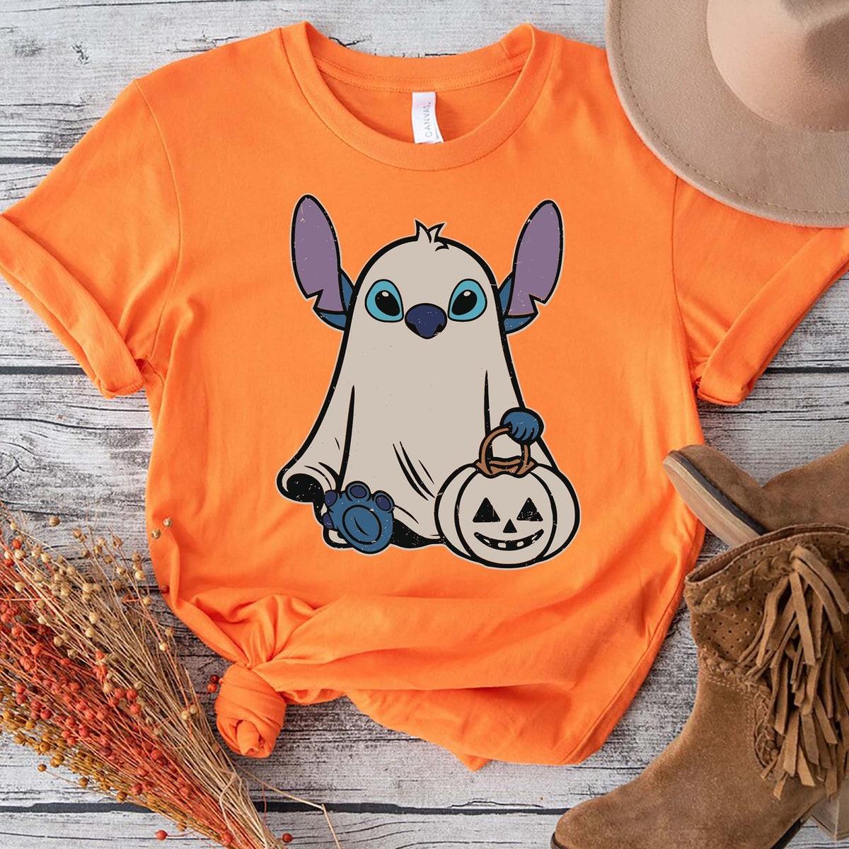 Stitch Halloween Stitch Ghost Halloween Vibe Shirt 3