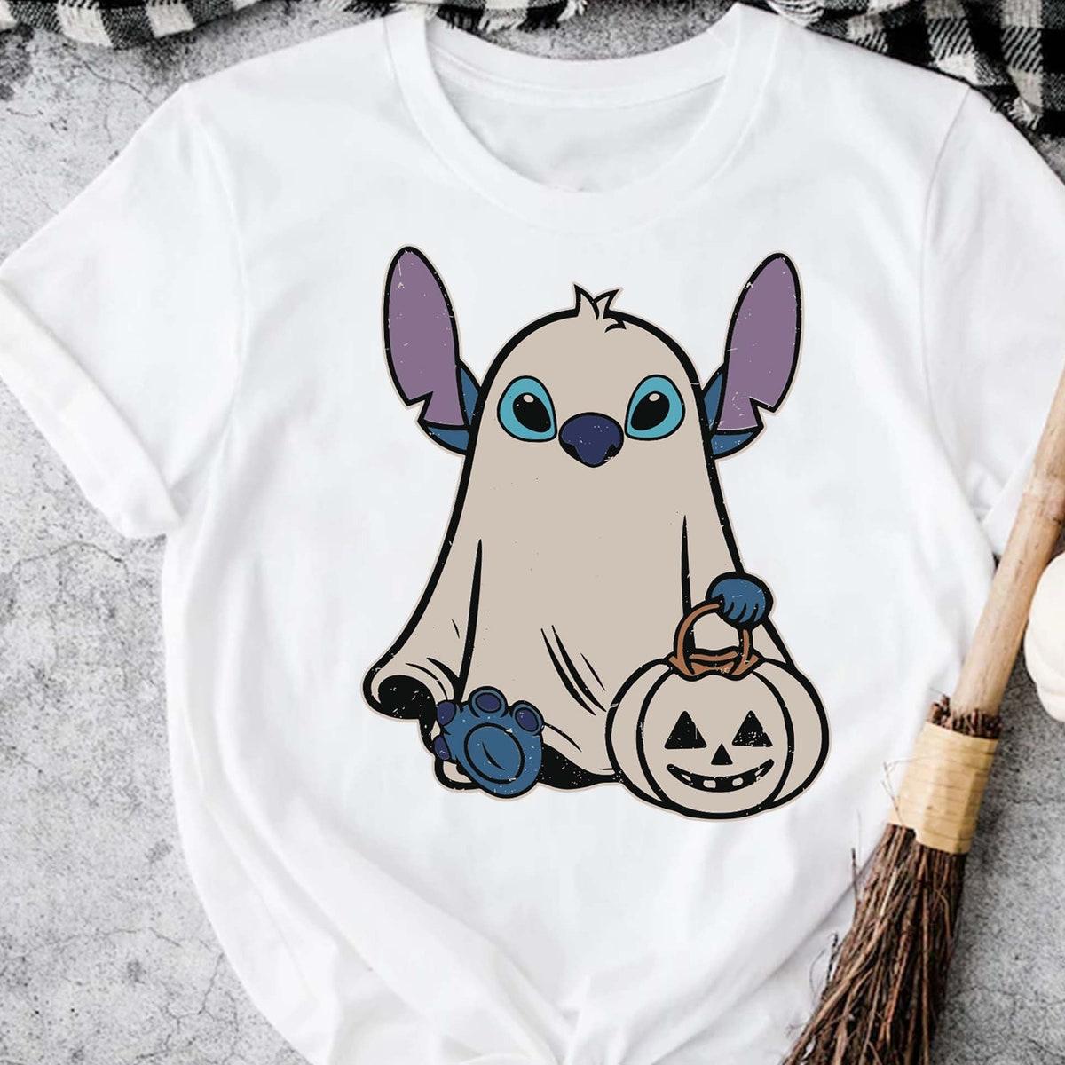 Stitch Halloween Stitch Ghost Halloween Vibe Shirt 4