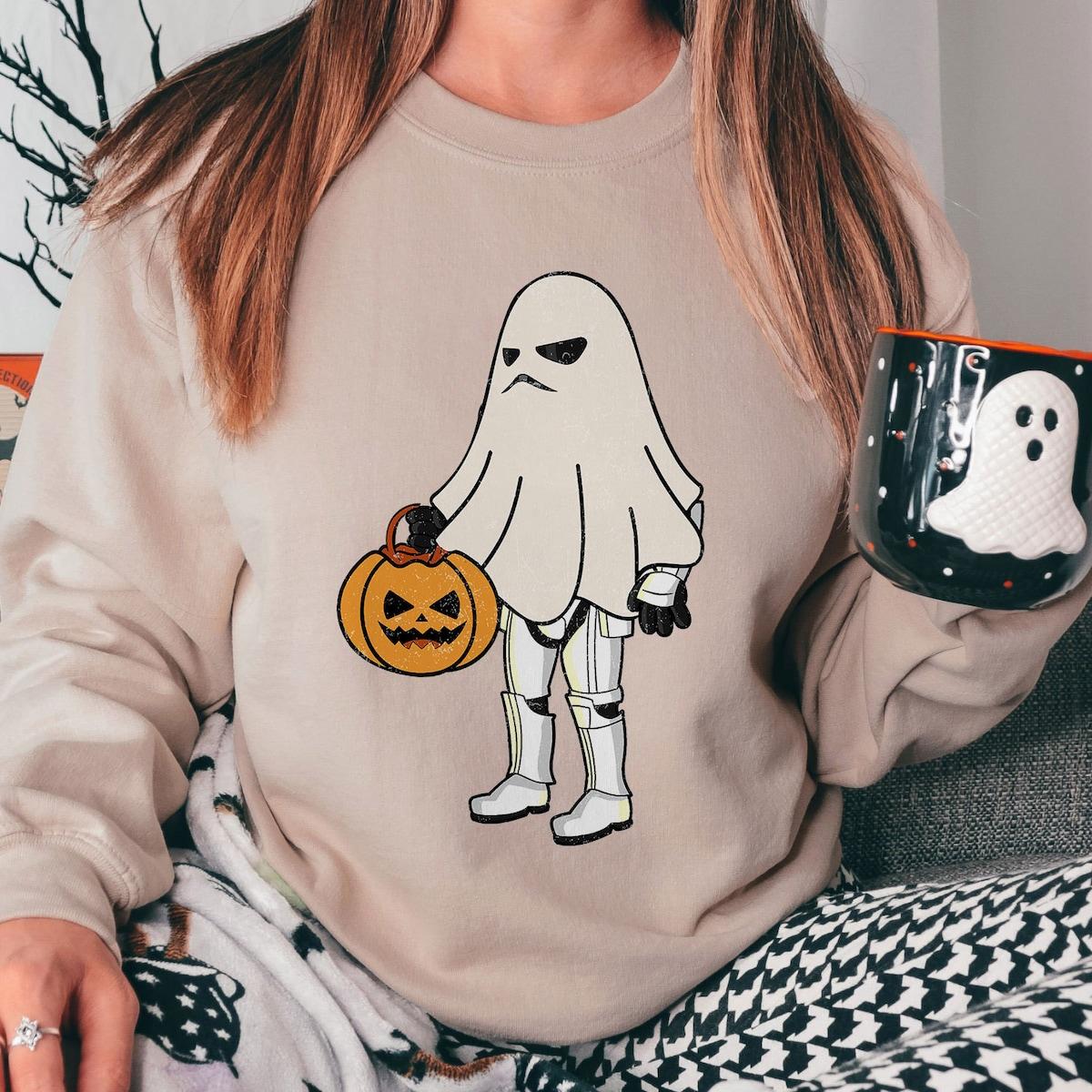 Storm Trooper Ghost Boo Trick Or Treat Halloween Shirt 2