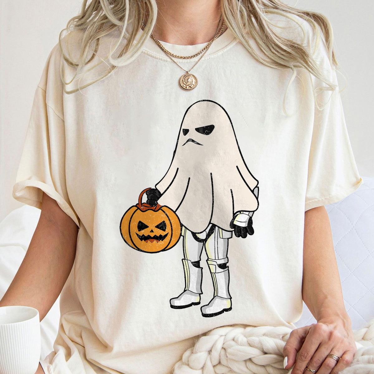 Storm Trooper Ghost Boo Trick Or Treat Halloween Shirt 3