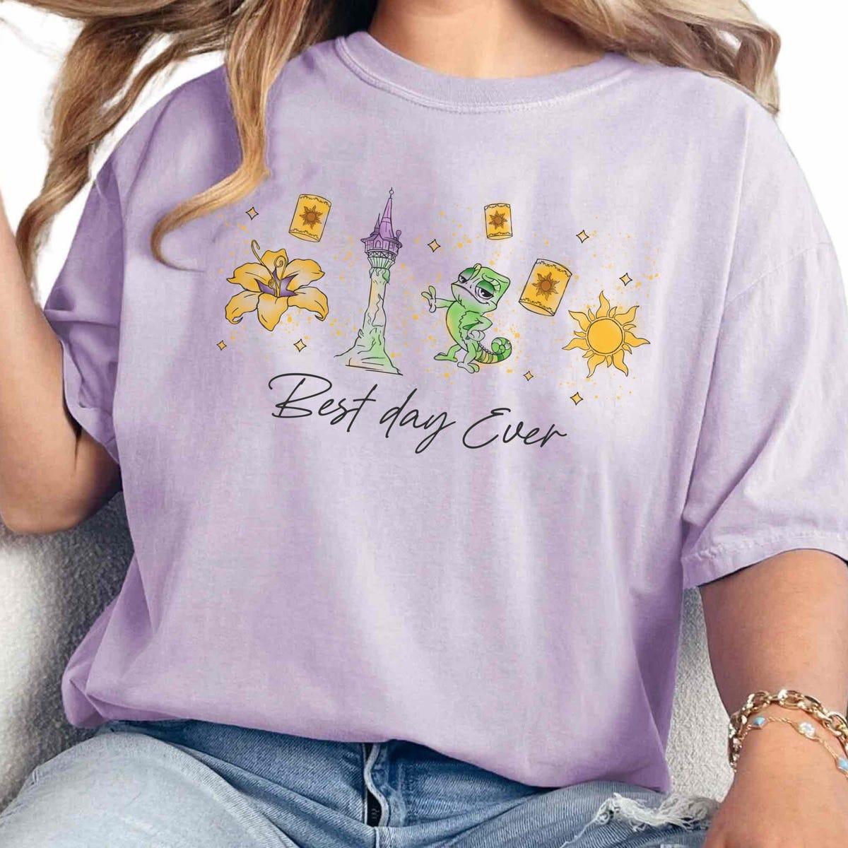 Sundrop Flower Rapunzel Castle Pascal Sun Lantern Best Day Ever Shirt 2