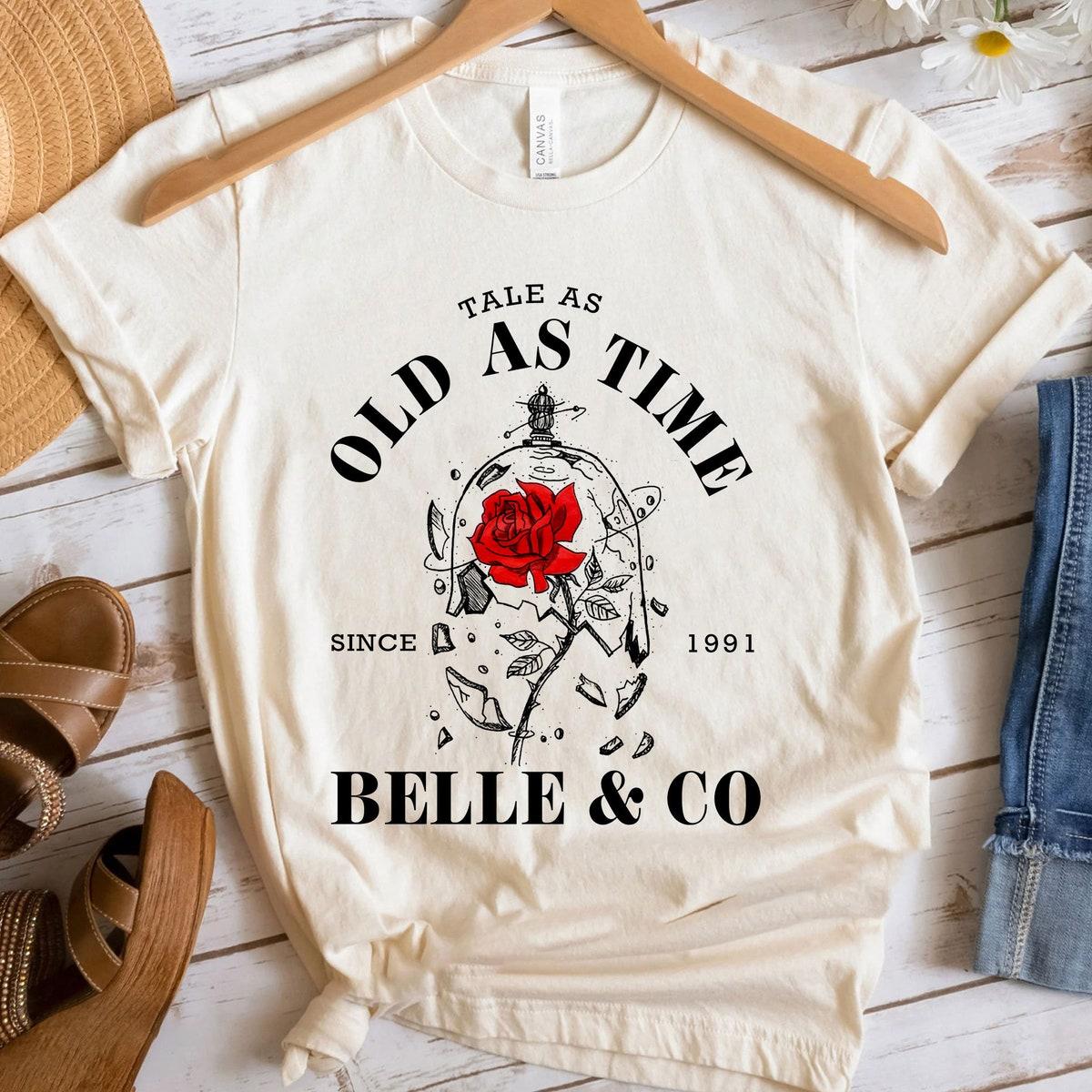 Tale As Old As Time Since 1991 Belle And Co Beauty And The Beast Shirt 1