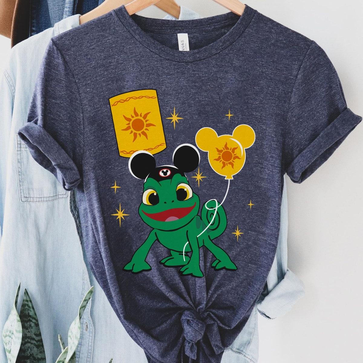 Tangled Pascal Mickey Balloon Sun Lantern Shirt 4