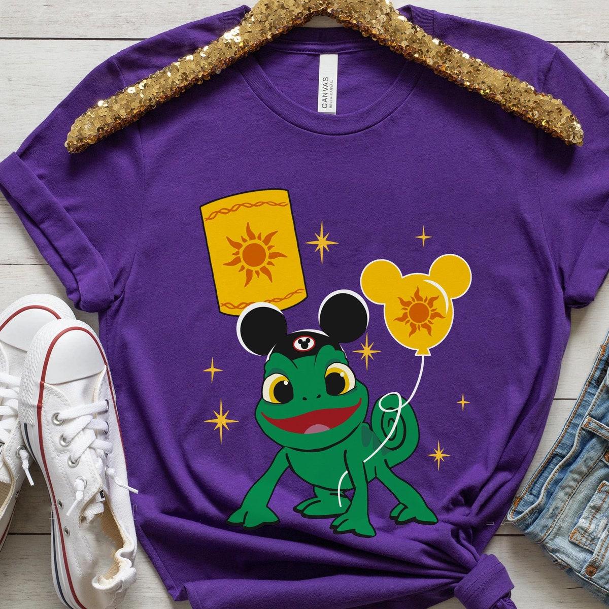 Tangled Pascal Mickey Balloon Sun Lantern Shirt 5