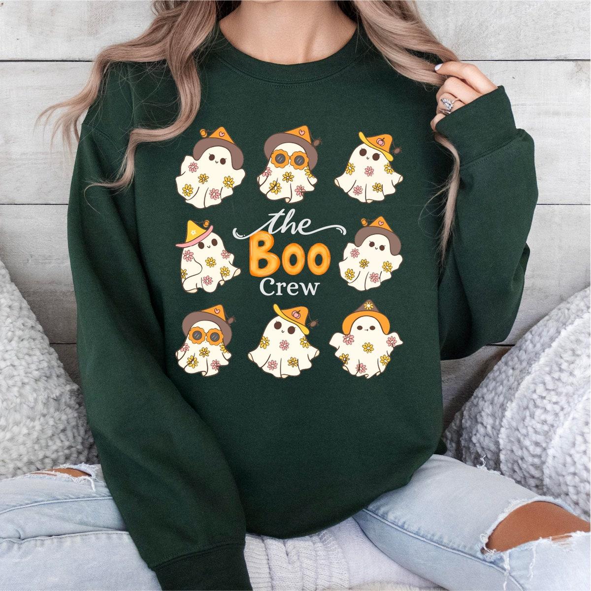 The Boo Crew Cute Baby Ghosts Spooky Season Shirt 1